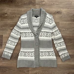 Spense Knits small fair isle cardigan